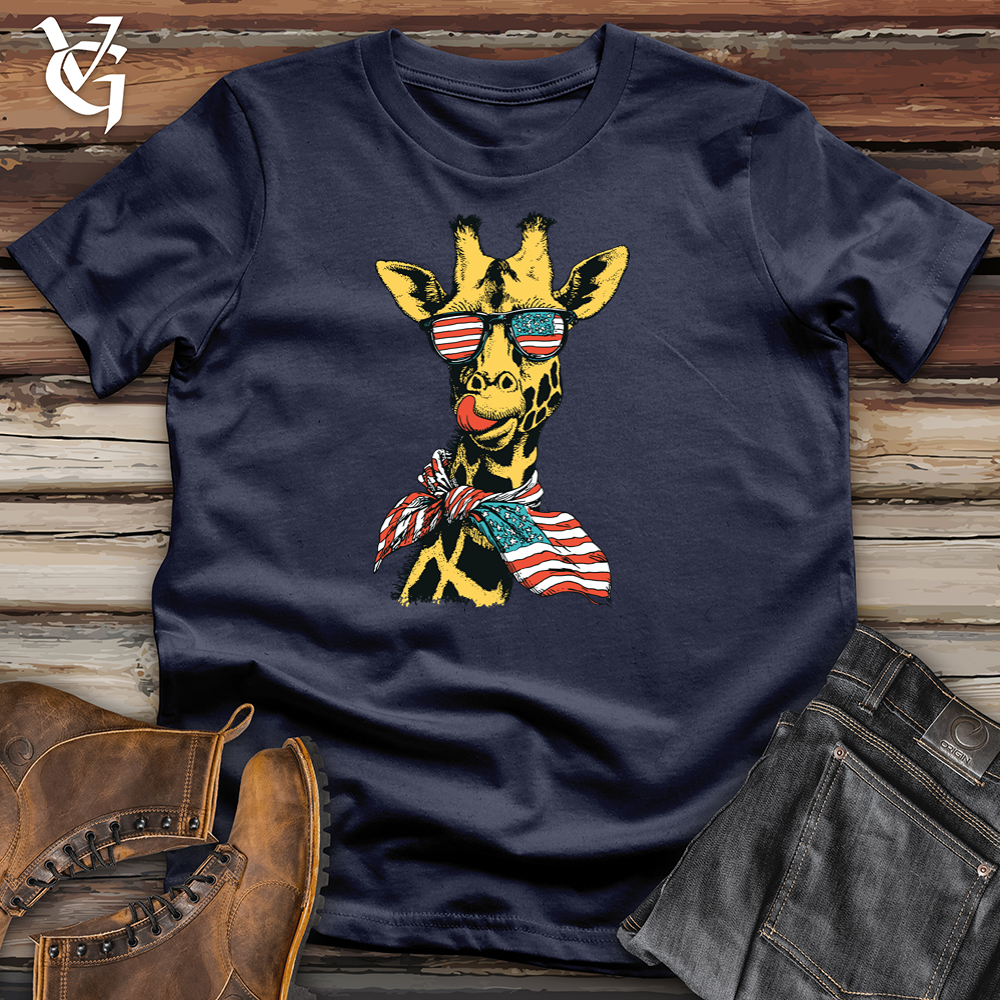 Usa Party Giraffe Softstyle Tee