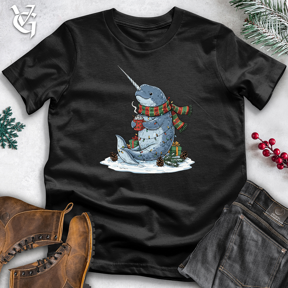 Narwhal With Hot Chocolate Softstyle Tee