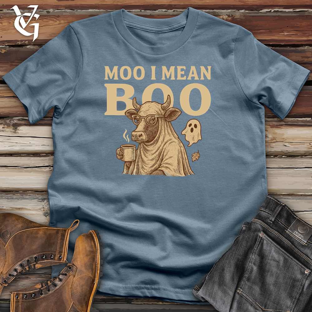 Moo Boo Cow Ghost Softstyle Tee