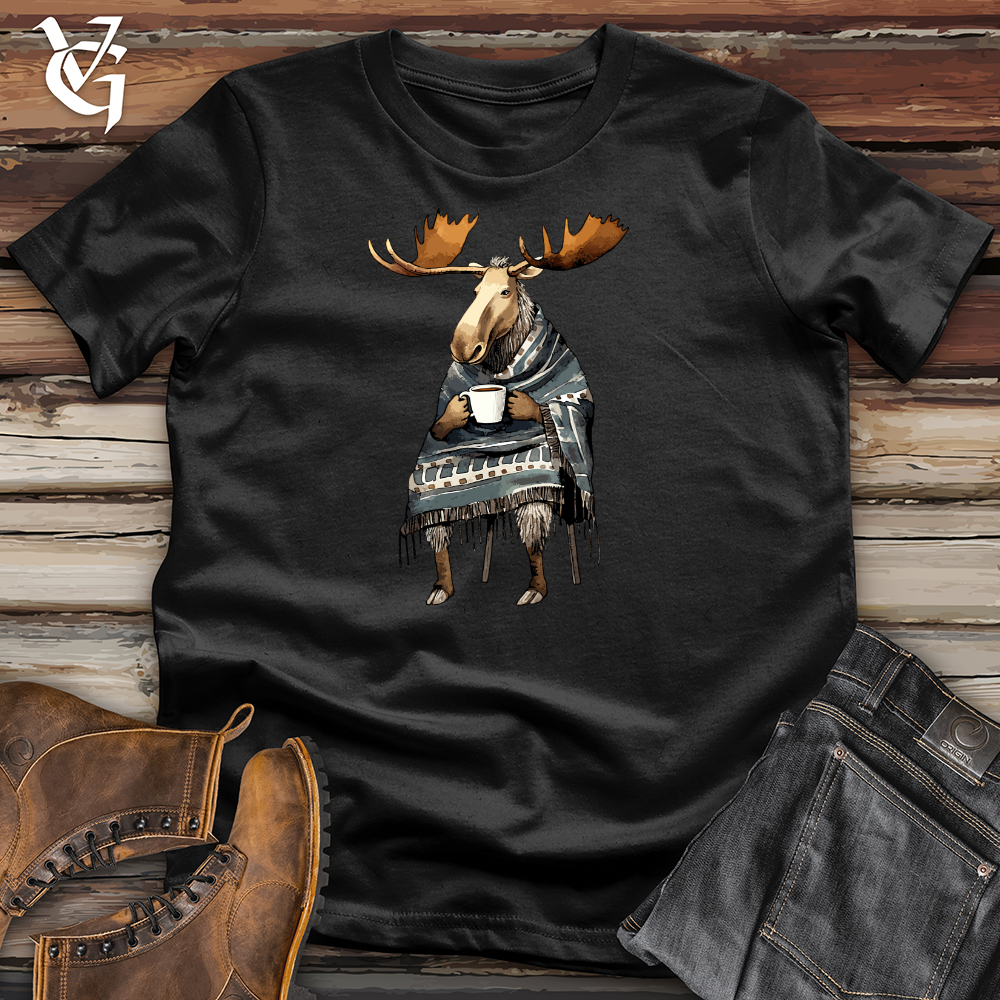 Coffee Drinking Moose Tee