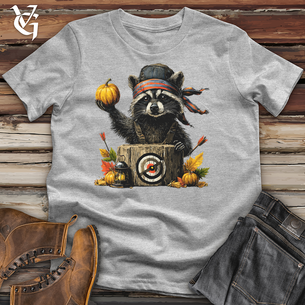 Raccoon Pumpkin Target Softstyle Tee
