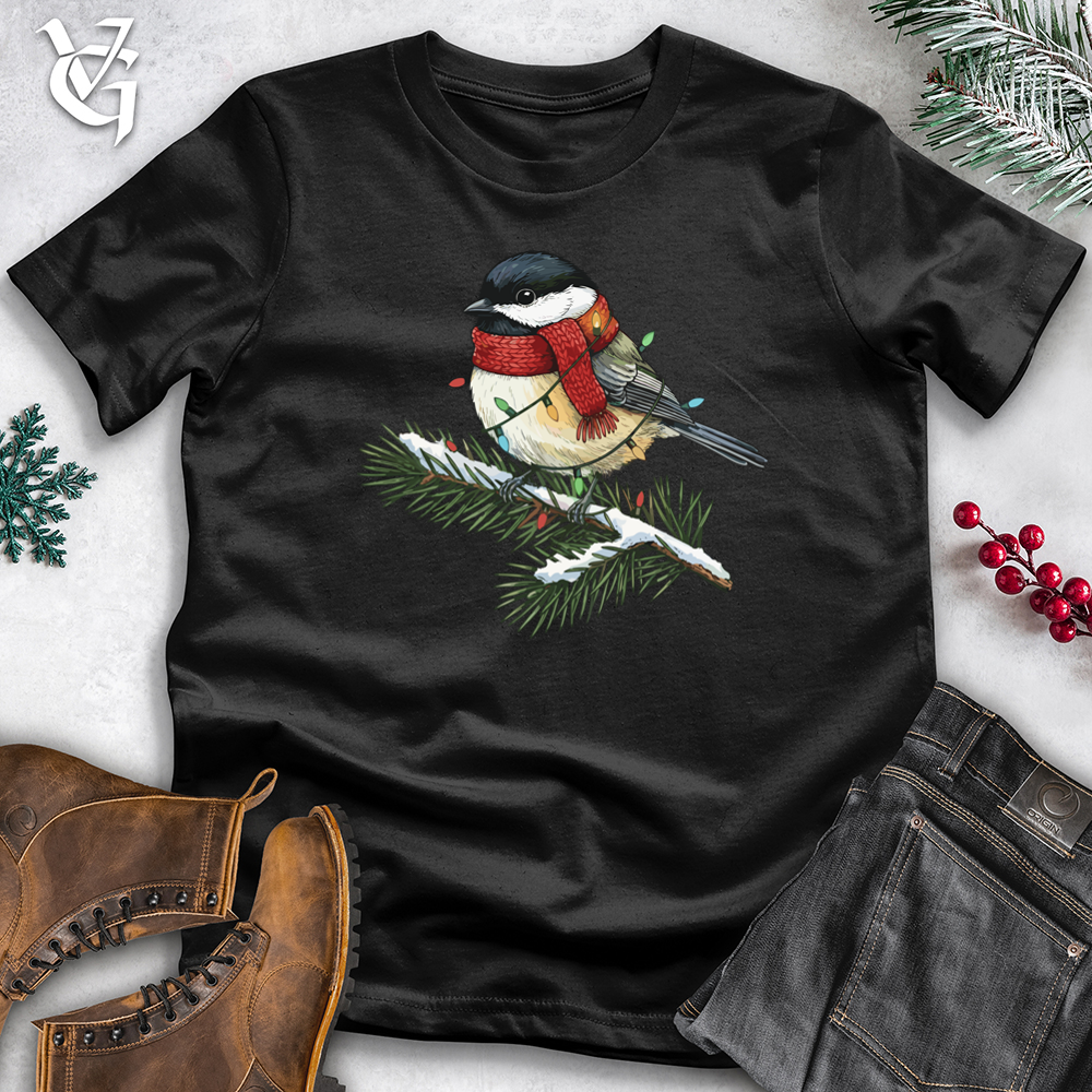 Holiday Chickadee Softstyle Tee