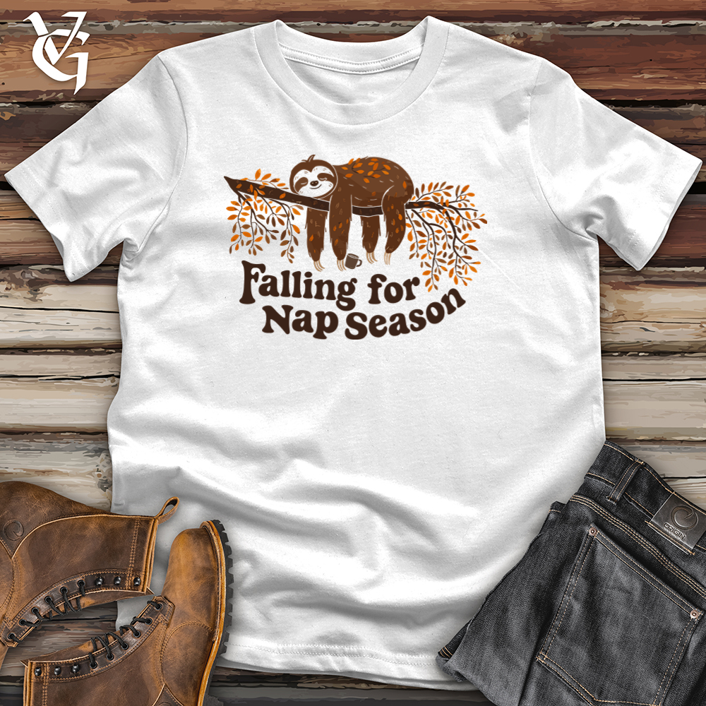 Falling For Nap Season Sloth Softstyle Tee