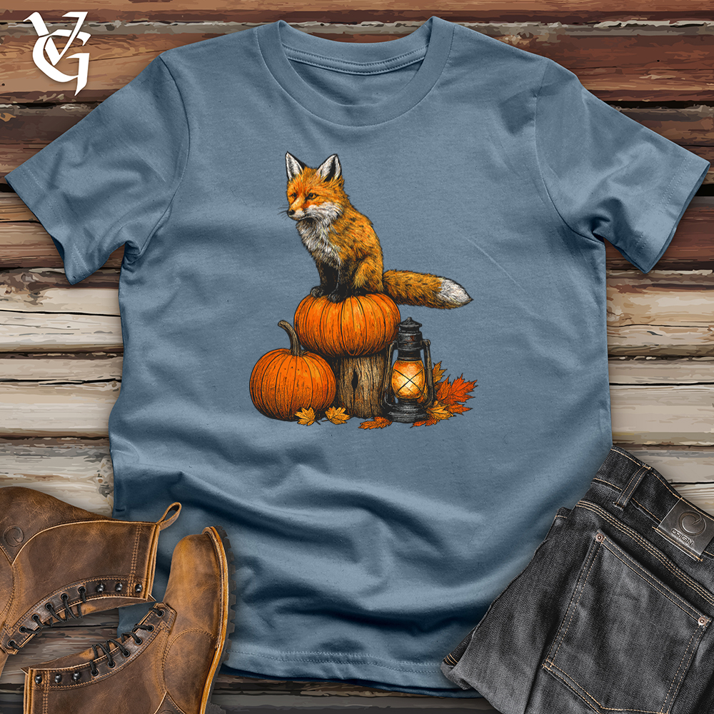 Pumpkin Fox Perch Softstyle Tee