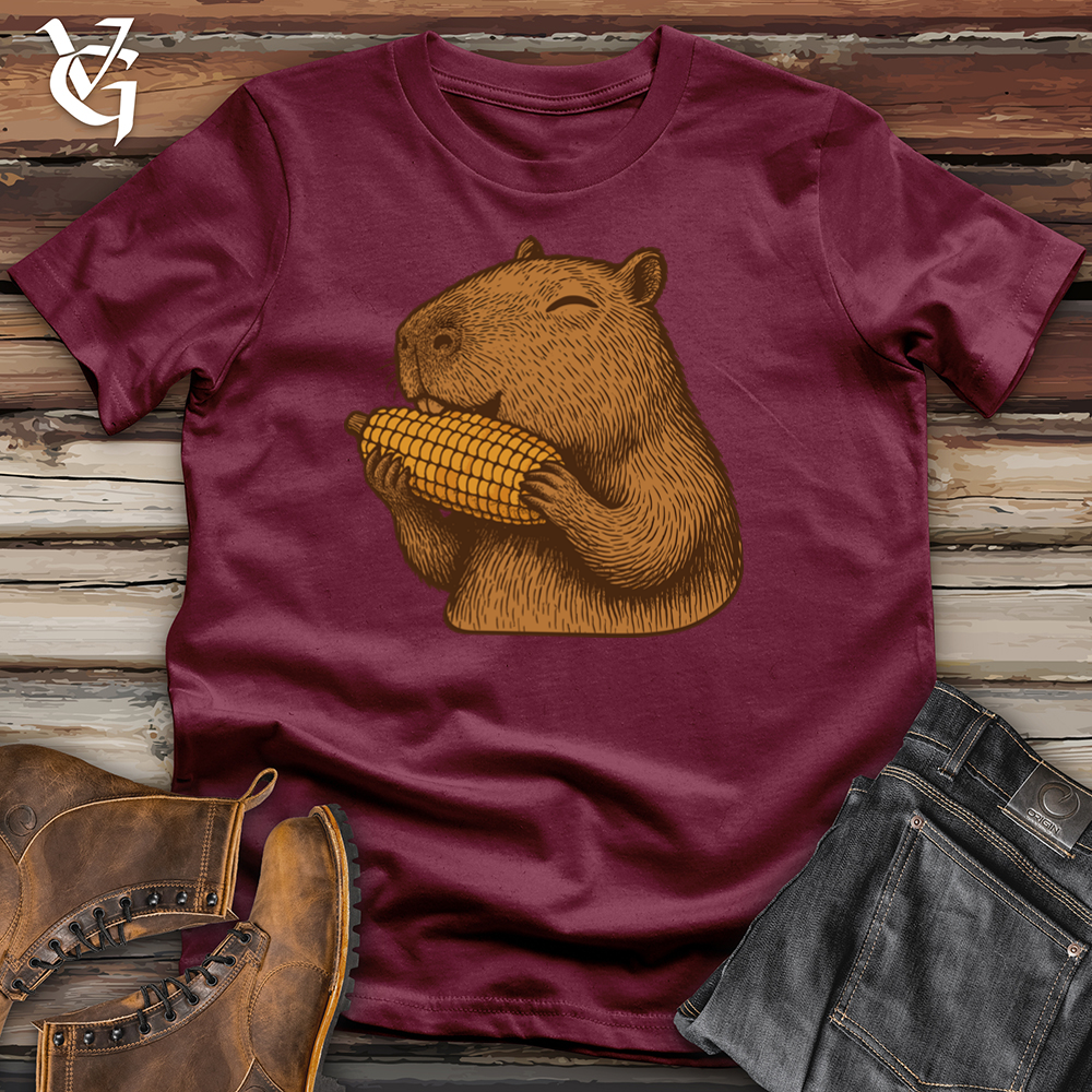 Capybara Corn On The Cob Softstyle Tee