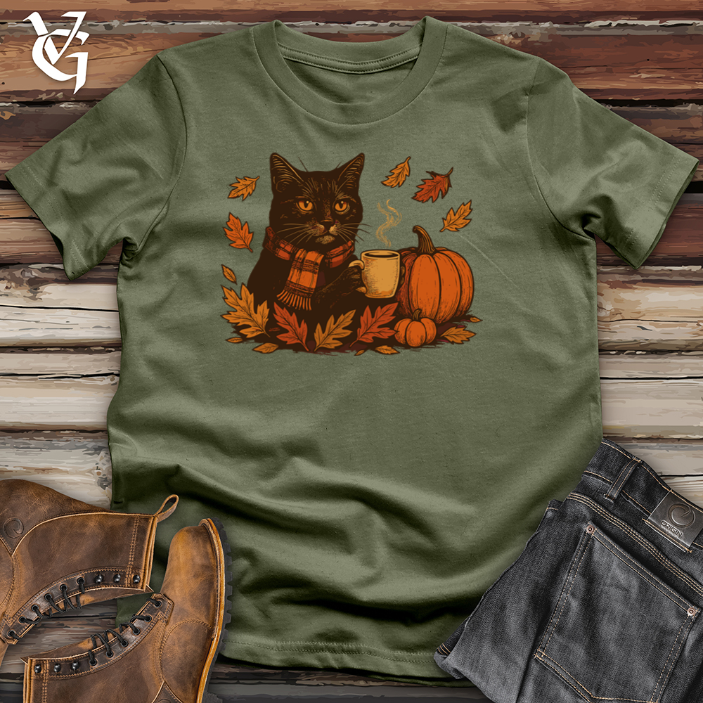 Black Cat Fall Softstyle Tee