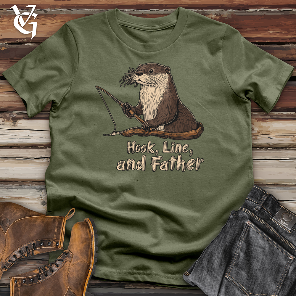 Hook Line and Father Otter Softstyle Tee