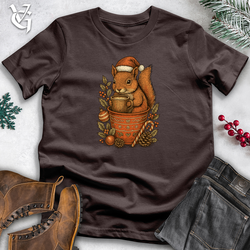 Cozy Christmas Squirrel Tee