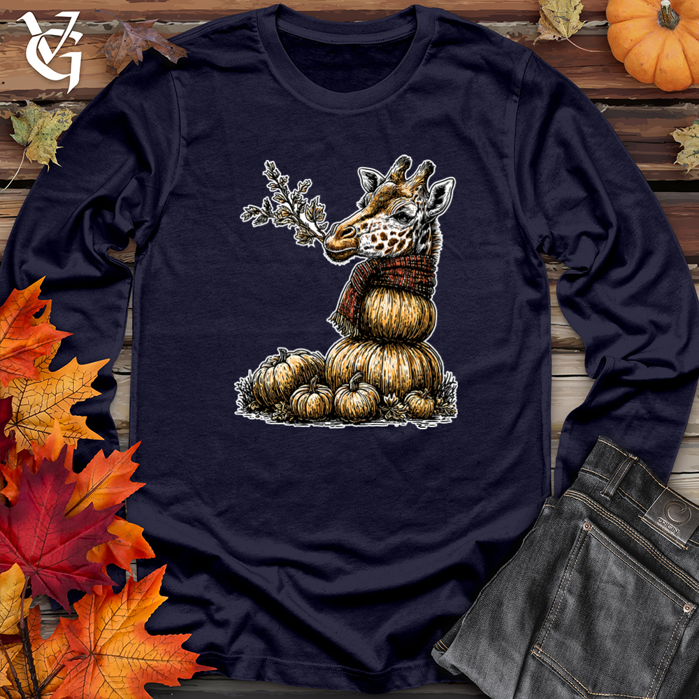 Pumpkin Giraffe Long Sleeve