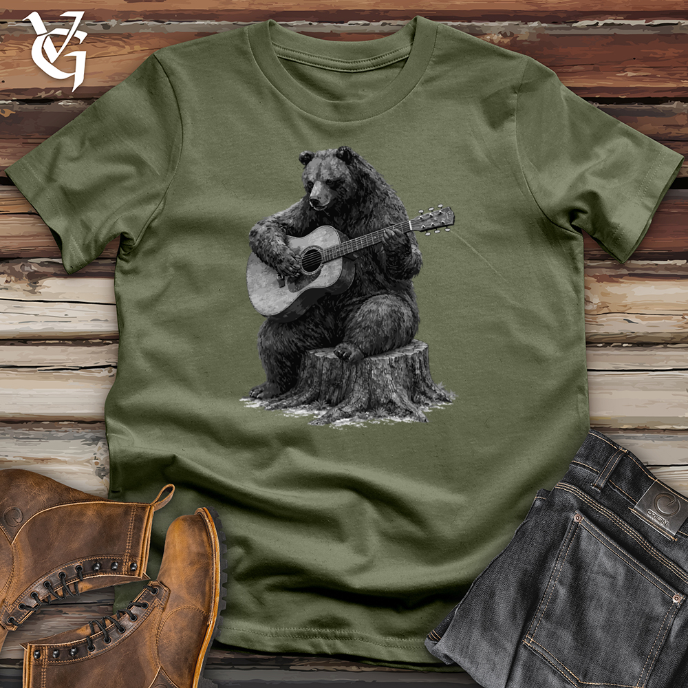Bear Playing Guitar Softstyle Tee