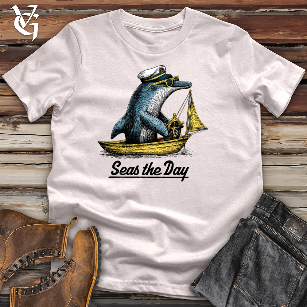 Seas the Day Whale Softstyle Tee