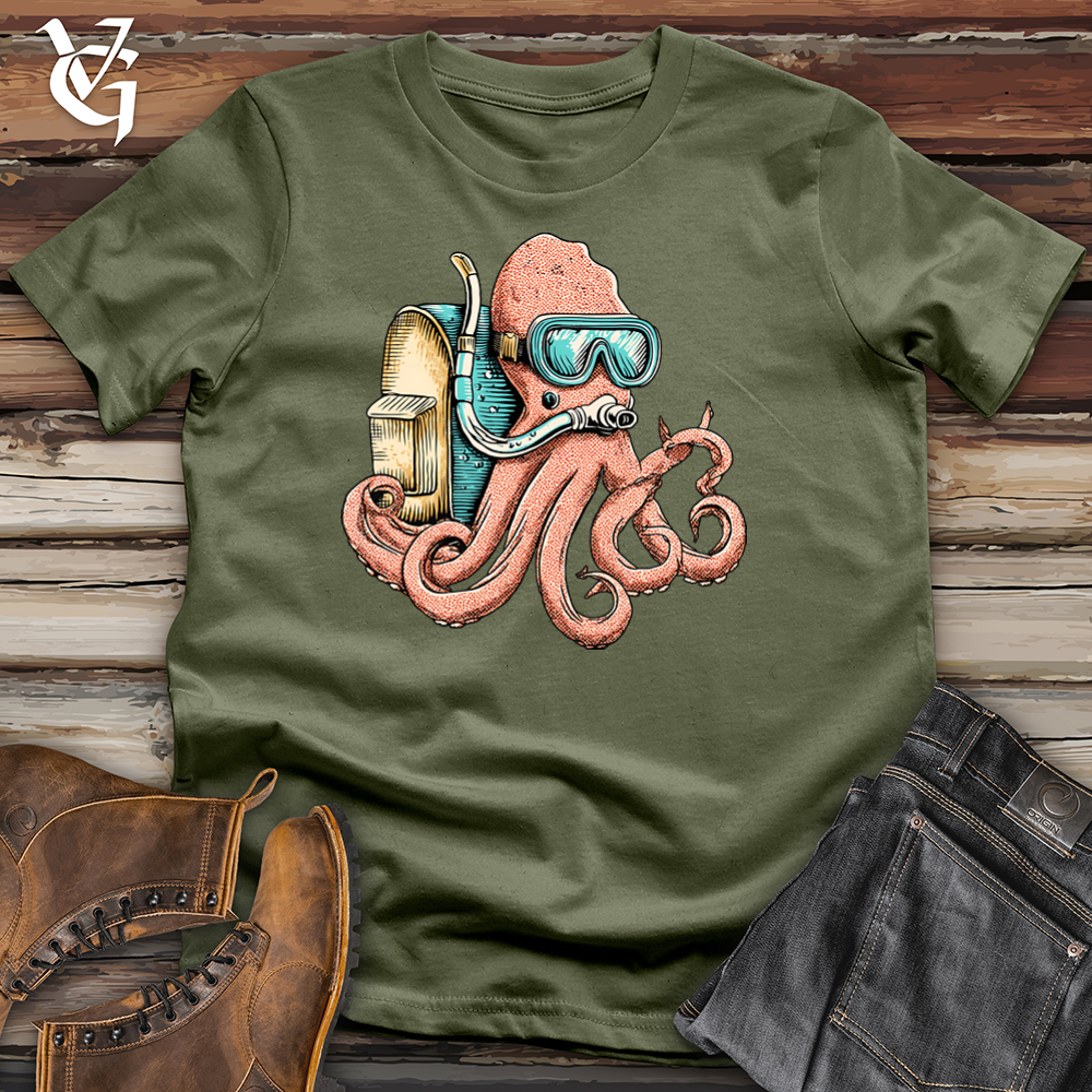 Scuba Octopus Softstyle Tee