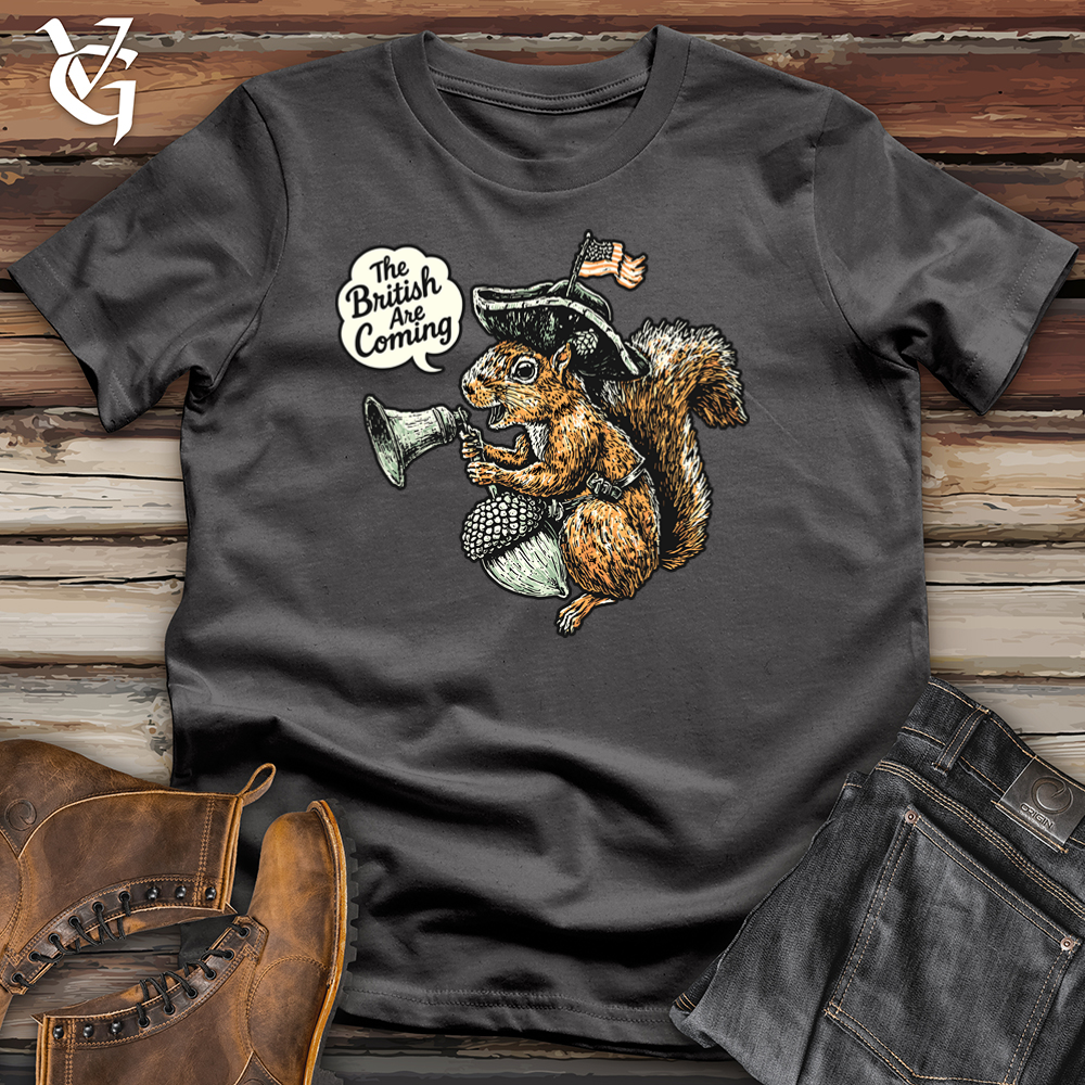 British Are Coming Squirrel Softstyle Tee
