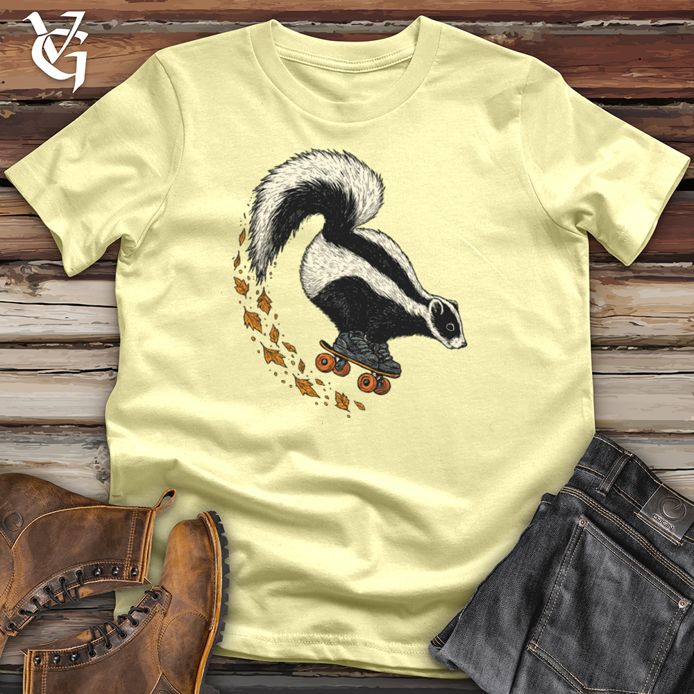 Autumn Skunk Skates Softstyle Tee