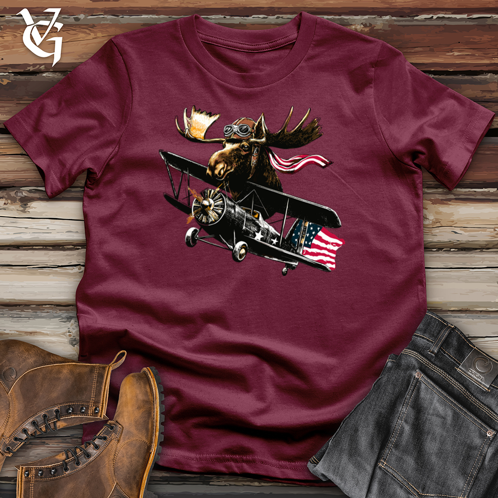Merica Moose Flight Softstyle Tee