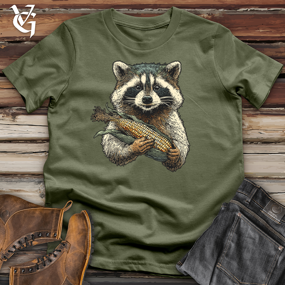 Raccoon On The Cob Softstyle Tee