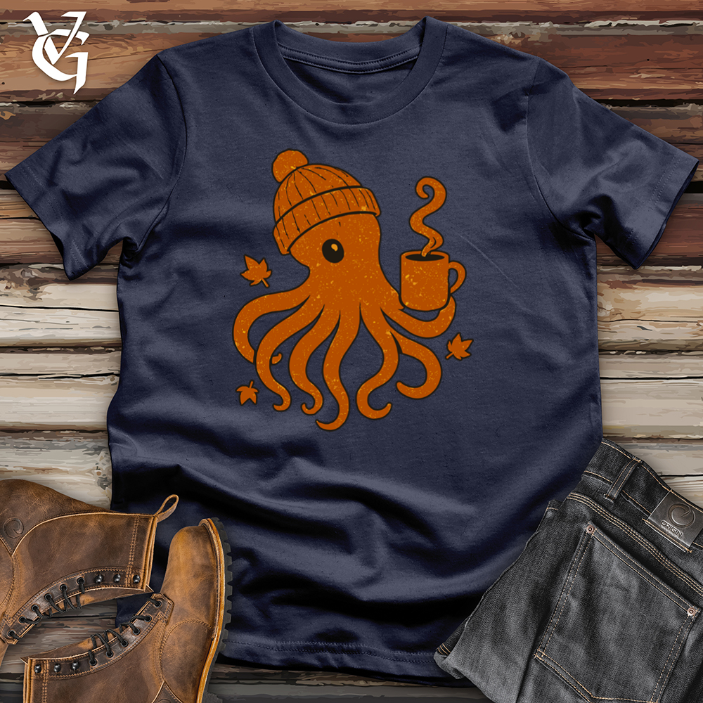 Autumn Gold Octopus Softstyle Tee