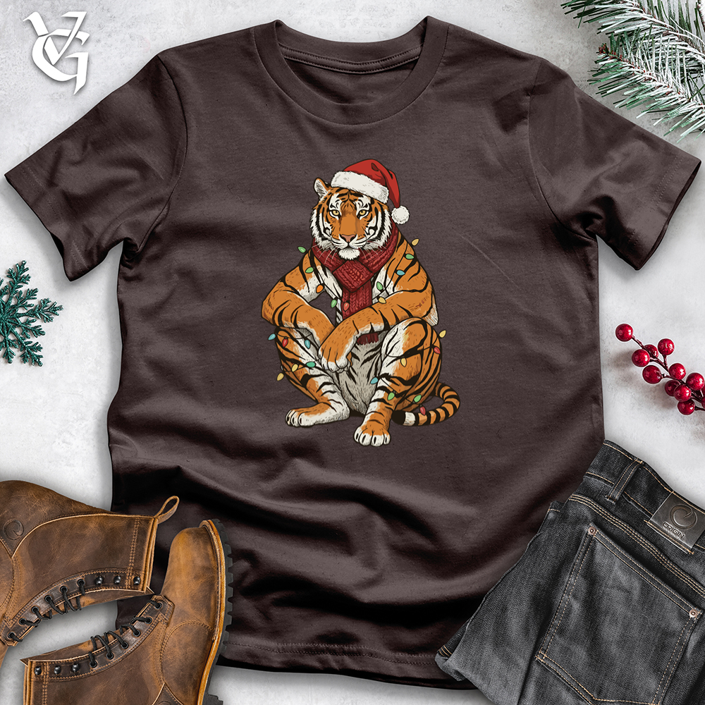 Holiday Tiger Sitting Softstyle Tee