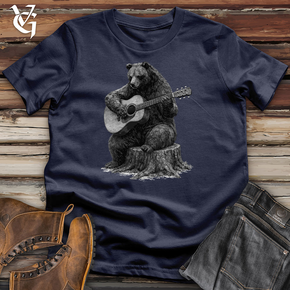 Bear Playing Guitar Softstyle Tee