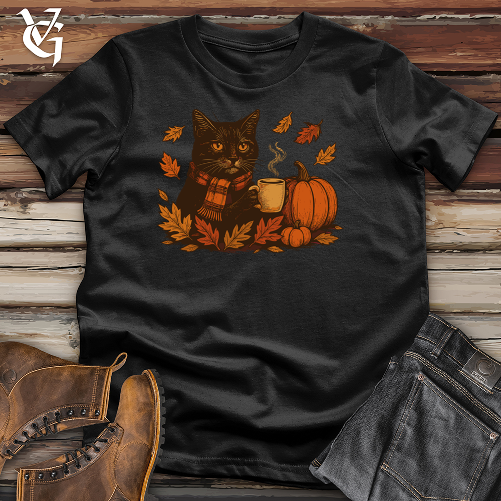 Black Cat Fall Softstyle Tee