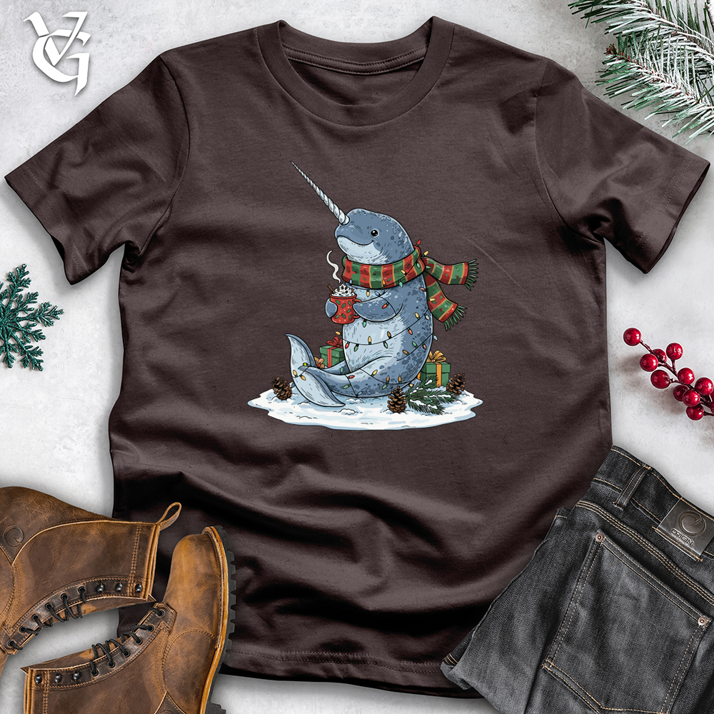 Narwhal With Hot Chocolate Softstyle Tee