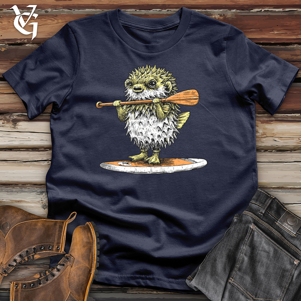 Pufferfish Paddle Board Softstyle Tee