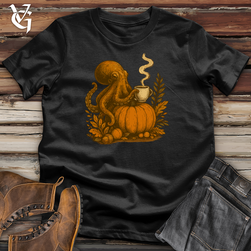 Octopus Pumpkin Spice Harvest Softstyle Tee
