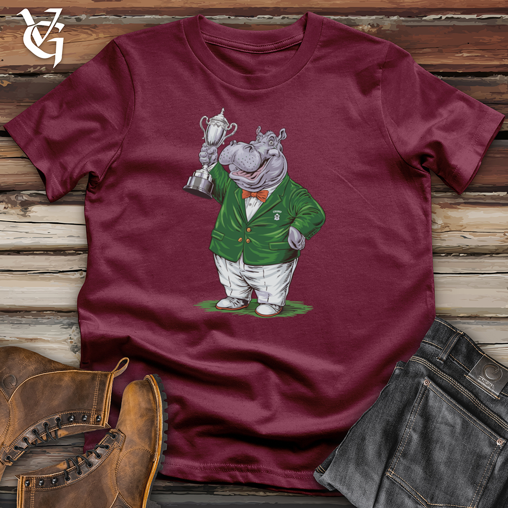 Hippo Green Jacket Softstyle Tee