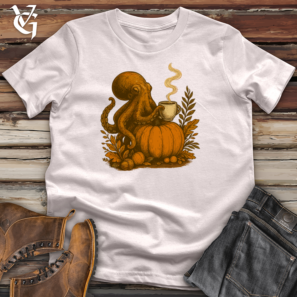 Octopus Pumpkin Spice Harvest Softstyle Tee