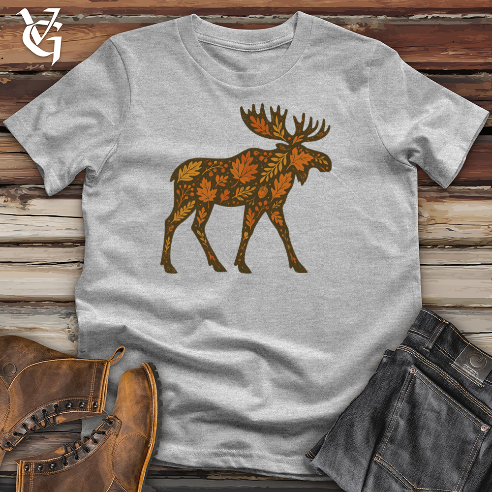 Autumn Pattern Moose Softstyle Tee