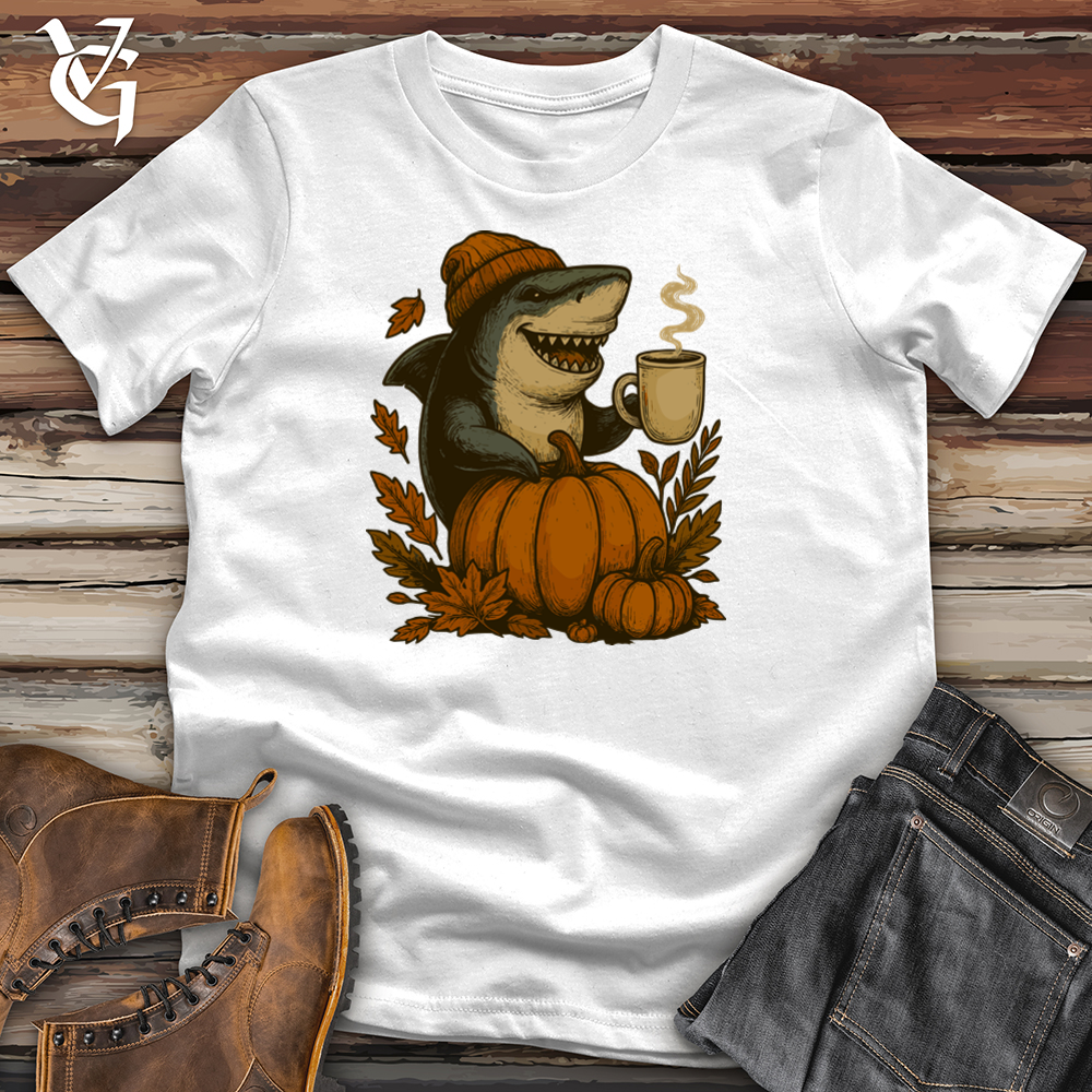 Shark Pumpkin Harvest Softstyle Tee