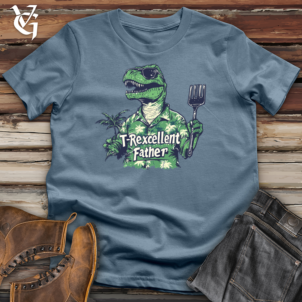 T-Rexcellent Father Softstyle Tee