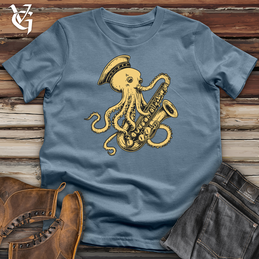 Octopus Saxophone Softstyle Tee