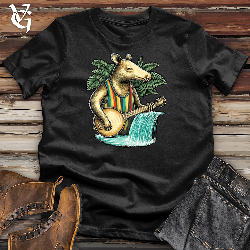 Tapir Playing Mandolin Softstyle Tee