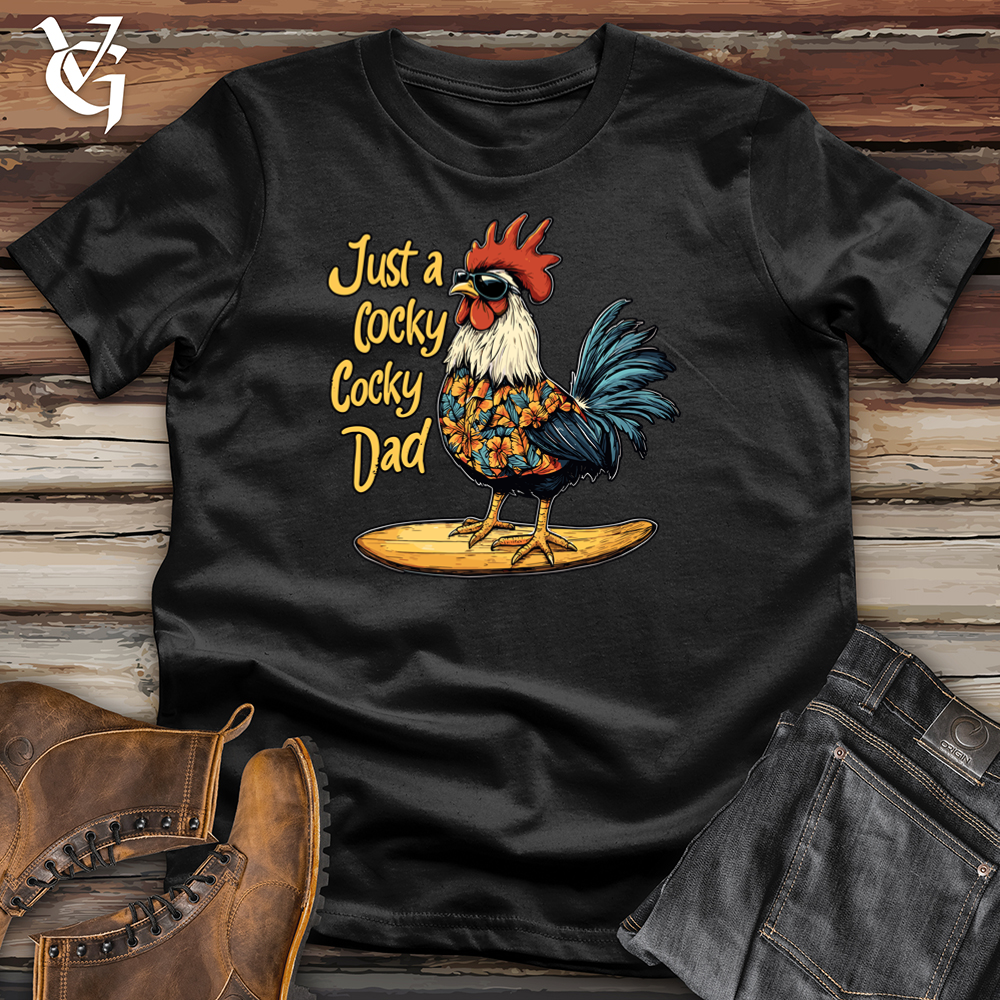 Just A Cocky Cocky Dad Softstyle Tee