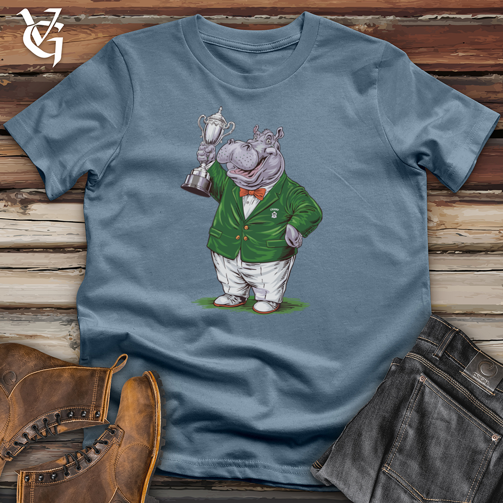 Hippo Green Jacket Softstyle Tee