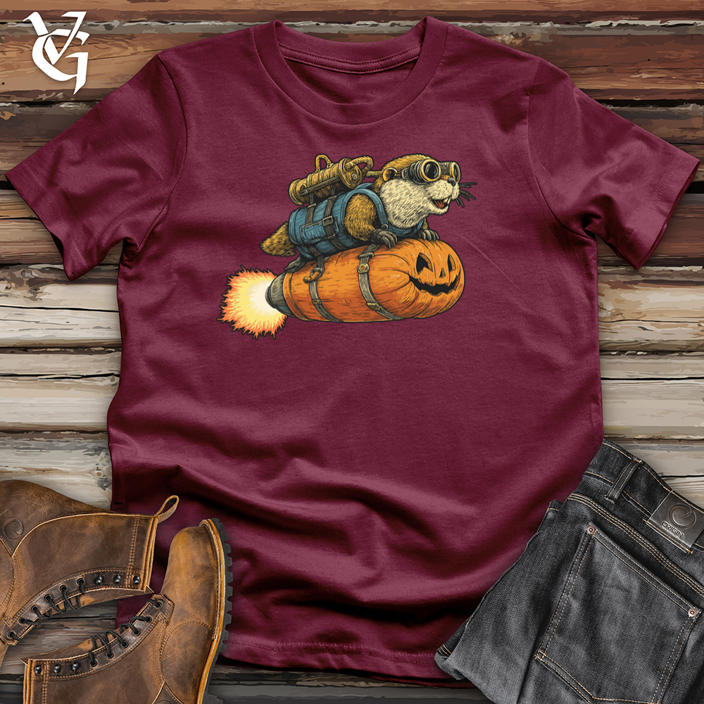 Otter Pumpkin Rocket Softstyle Tee