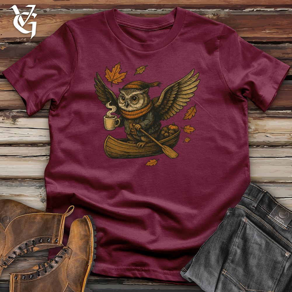 Autumn Owl Canoe Softstyle Tee