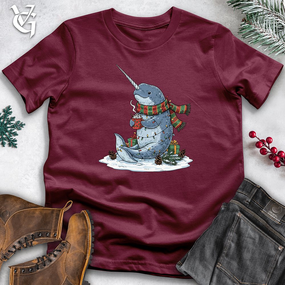 Narwhal With Hot Chocolate Softstyle Tee