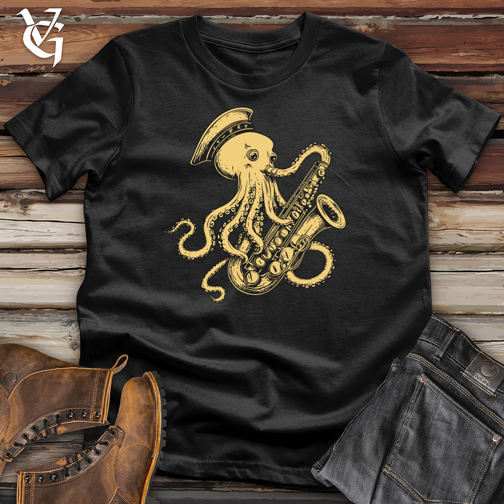 Octopus Saxophone Softstyle Tee