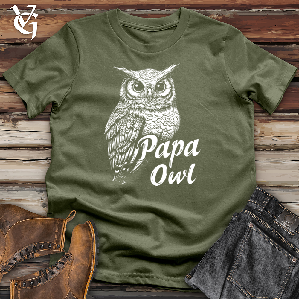 Papa Owl Softstyle Tee