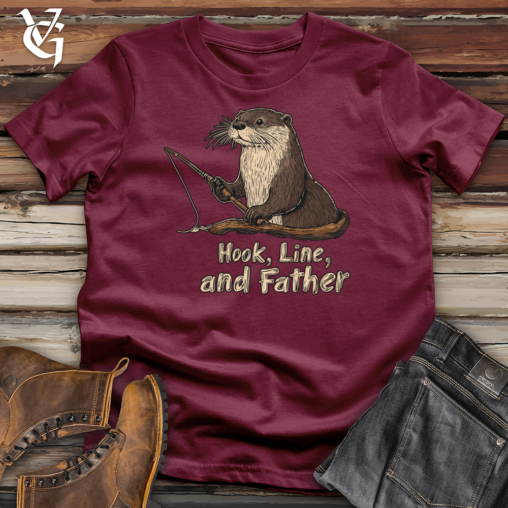 Hook Line and Father Otter Softstyle Tee