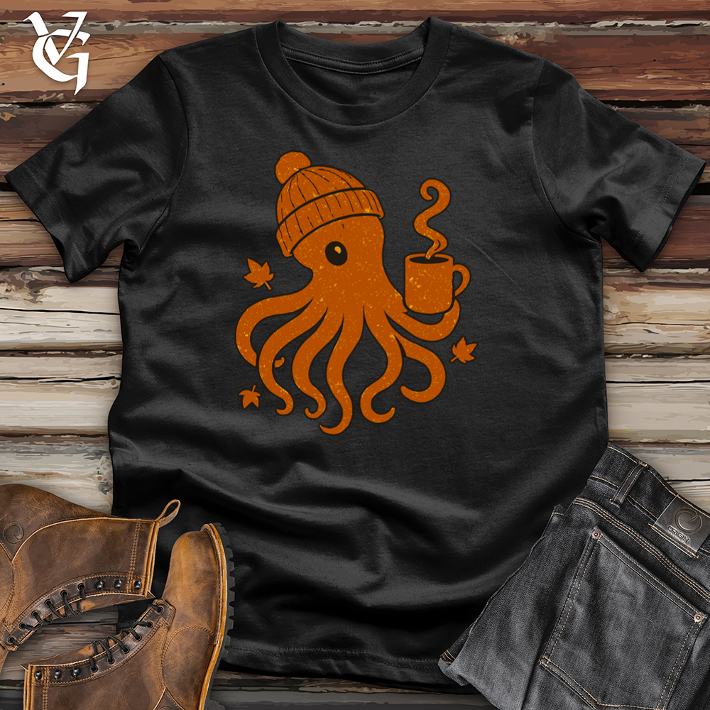 Autumn Gold Octopus Softstyle Tee