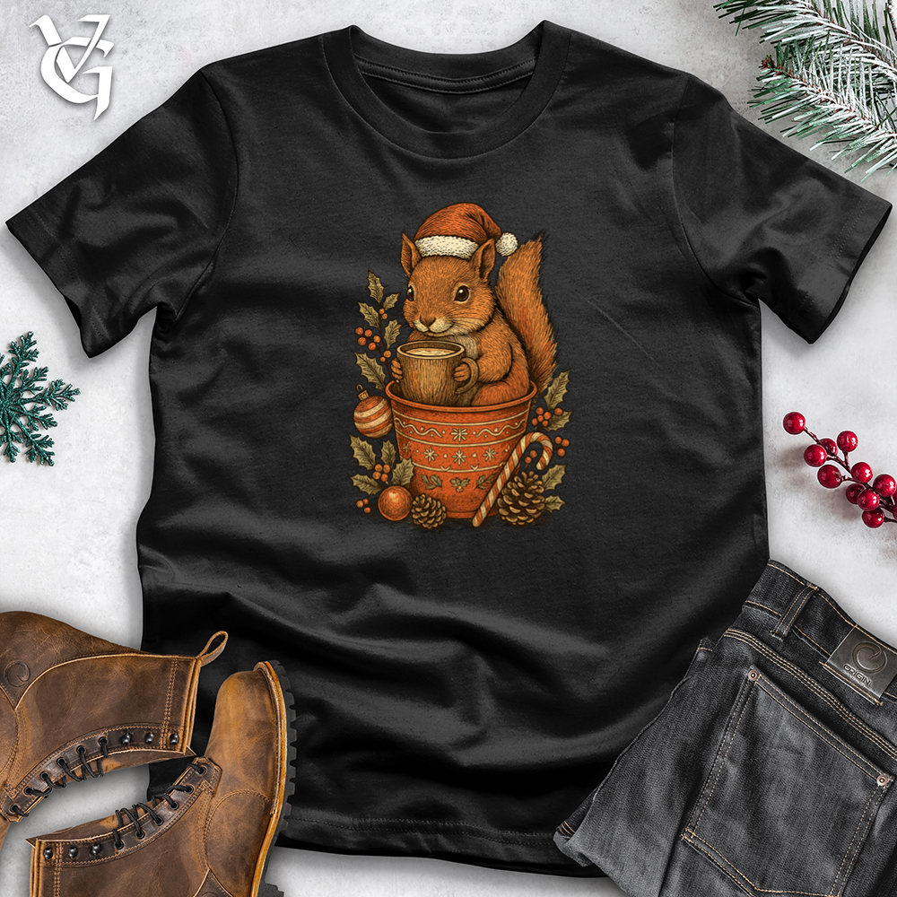 Cozy Christmas Squirrel Tee