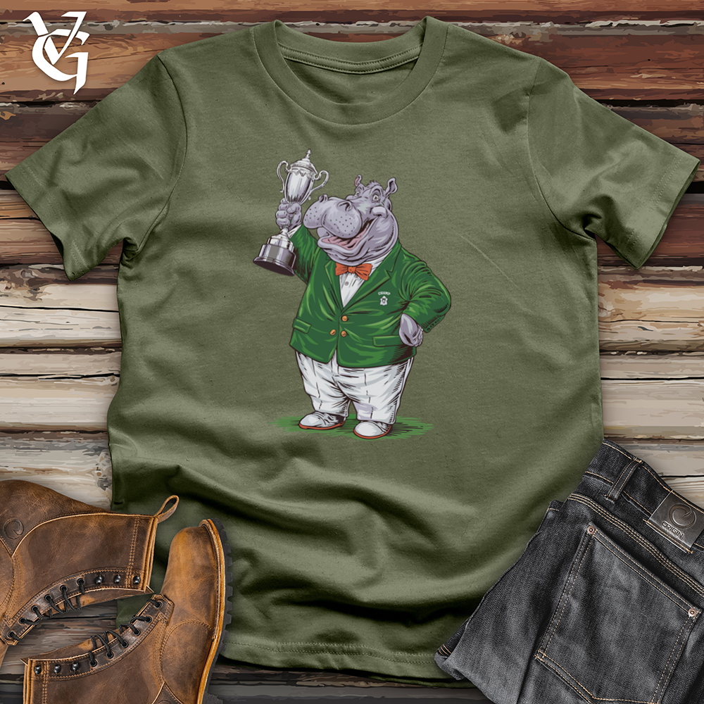 Hippo Green Jacket Softstyle Tee