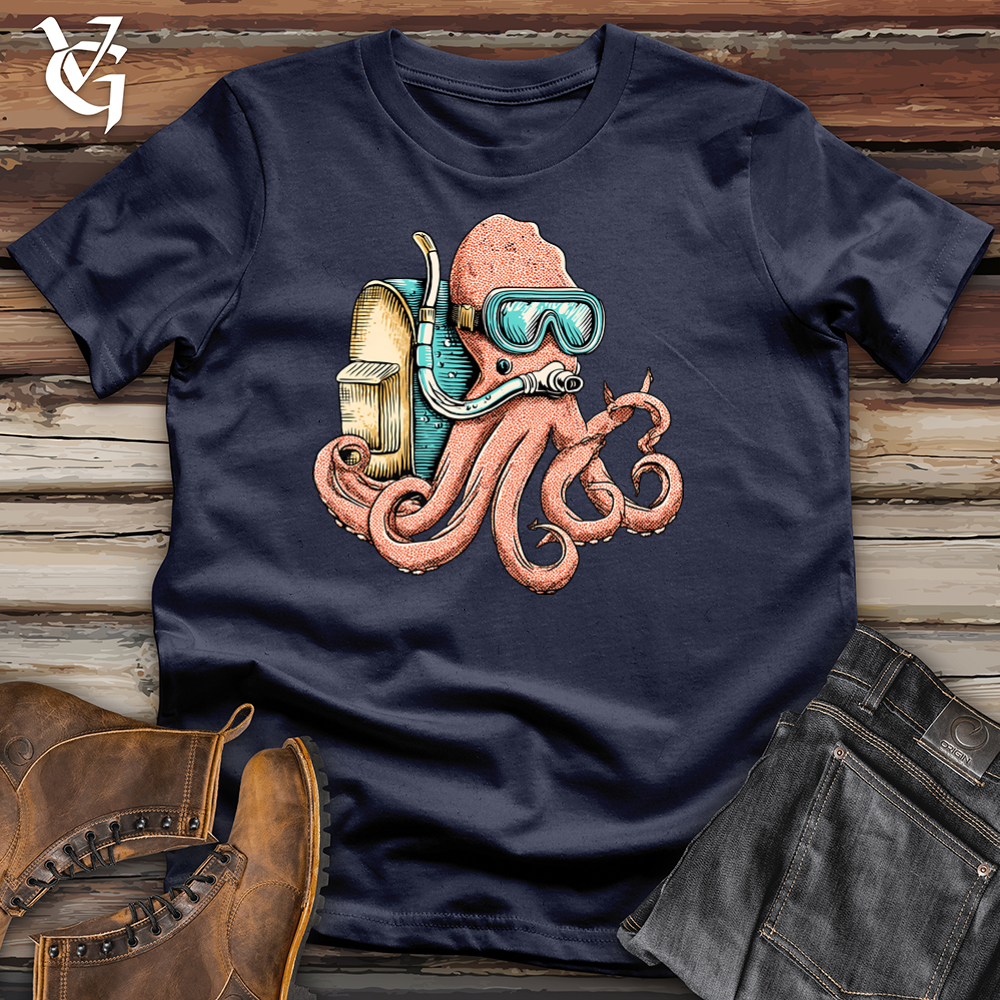 Scuba Octopus Softstyle Tee