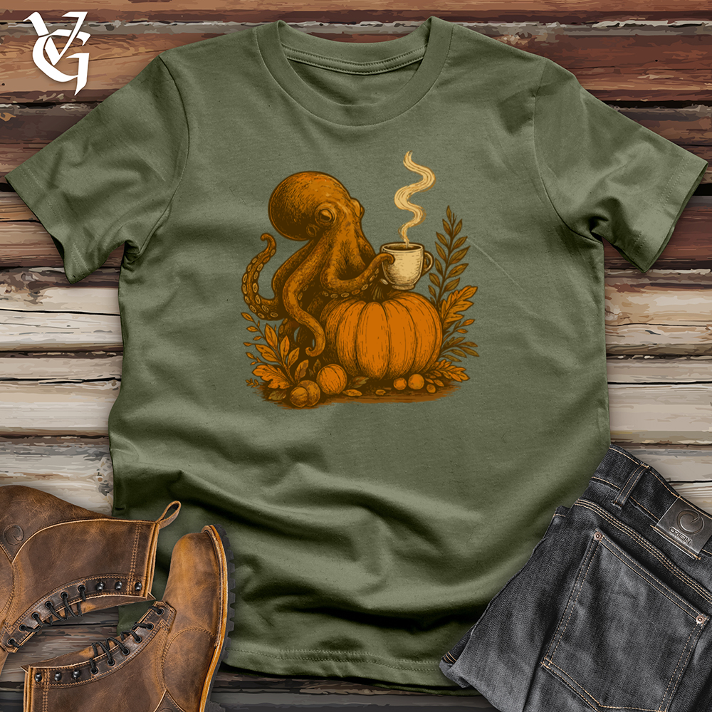 Octopus Pumpkin Spice Harvest Softstyle Tee
