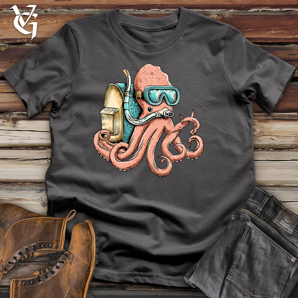 Scuba Octopus Softstyle Tee