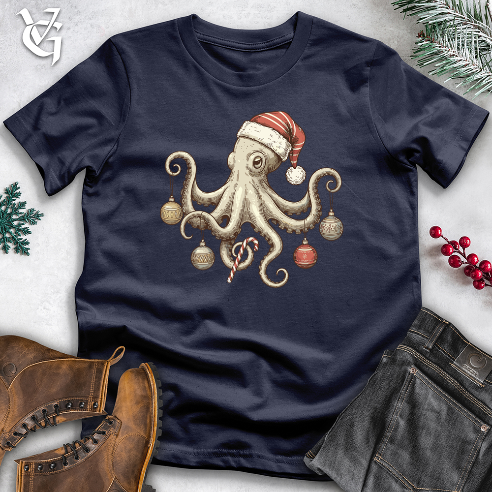 Christmas Octopus Softstyle Tee