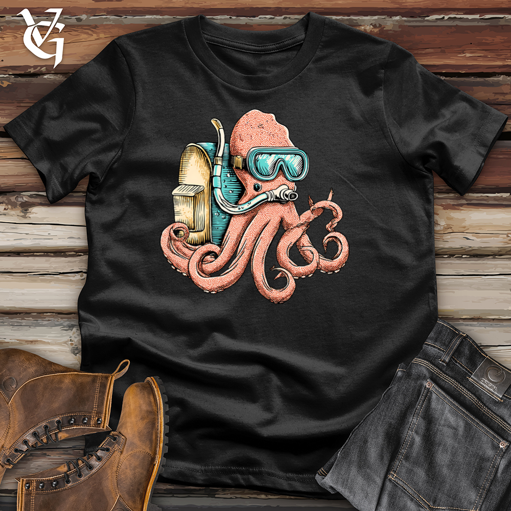 Scuba Octopus Softstyle Tee